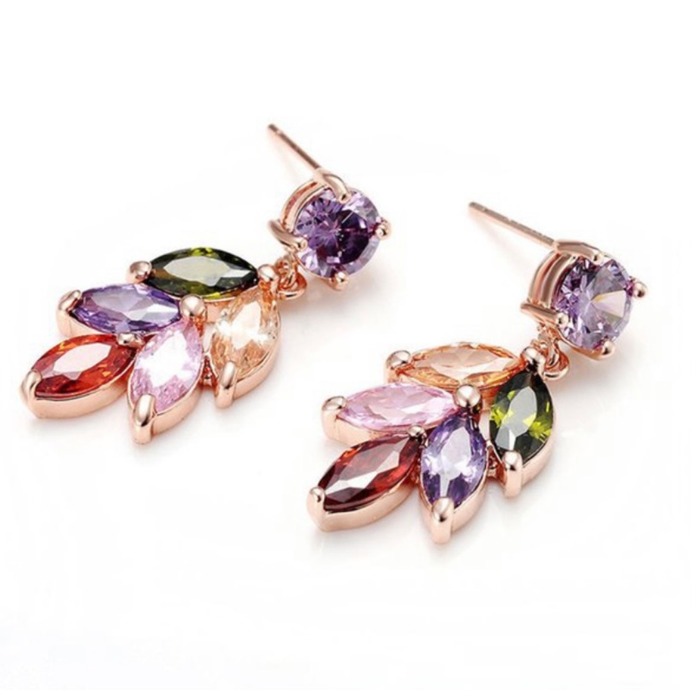 Beautiful Multicolor Dangling Earrings - image 6